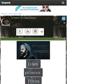 Tablet Screenshot of bilbolehobbit.skyrock.com