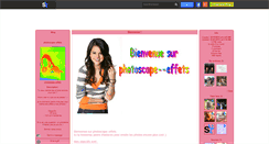 Desktop Screenshot of photoscape--effets.skyrock.com