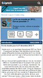 Mobile Screenshot of findumonde2012.skyrock.com