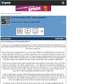 Tablet Screenshot of findumonde2012.skyrock.com