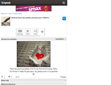 Tablet Screenshot of belle-ecriture.skyrock.com