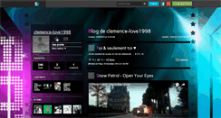 Desktop Screenshot of clemence-love1998.skyrock.com