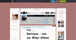 Desktop Screenshot of miley-xhannah.skyrock.com