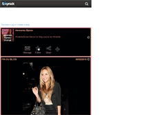 Tablet Screenshot of amanda-bynes-france.skyrock.com