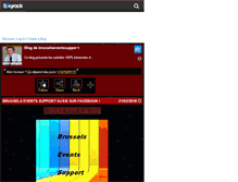 Tablet Screenshot of brusselseventssupport.skyrock.com