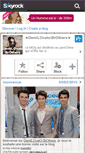 Mobile Screenshot of demilovato-brothers.skyrock.com
