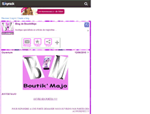 Tablet Screenshot of boutikmajo.skyrock.com