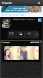 Mobile Screenshot of bella--taylor--fiction.skyrock.com