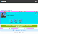 Tablet Screenshot of andrea69830.skyrock.com