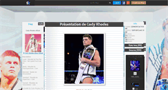 Desktop Screenshot of cody-rhodes-wwe-officiel.skyrock.com