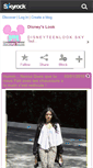 Mobile Screenshot of disneyteenlook.skyrock.com