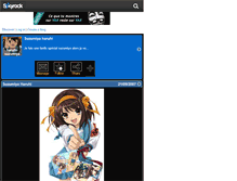 Tablet Screenshot of haruhi-suzumiya.skyrock.com