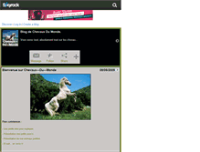 Tablet Screenshot of chevaux---du---monde.skyrock.com