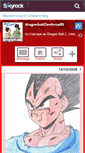 Mobile Screenshot of dragonballzenforce89.skyrock.com