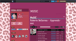 Desktop Screenshot of mena-music.skyrock.com