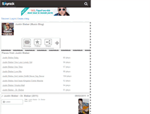 Tablet Screenshot of biiieber-love-zik.skyrock.com
