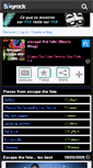 Mobile Screenshot of groupe-escape-the-fate.skyrock.com