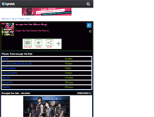Tablet Screenshot of groupe-escape-the-fate.skyrock.com