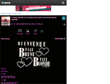 Tablet Screenshot of bellebrune-belleblonde.skyrock.com