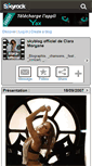 Mobile Screenshot of clara-official.skyrock.com