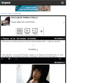 Tablet Screenshot of club-by-thomas-vitiello.skyrock.com