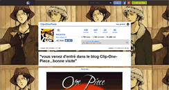 Desktop Screenshot of clip-one-piece.skyrock.com