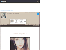 Tablet Screenshot of alison-liberty.skyrock.com
