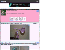 Tablet Screenshot of chupeta-tetine.skyrock.com