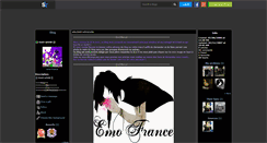 Desktop Screenshot of emo-france.skyrock.com