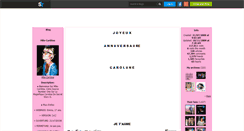 Desktop Screenshot of mlle-car0line.skyrock.com