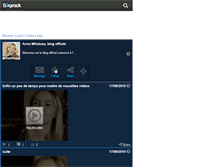 Tablet Screenshot of annamihalcea.skyrock.com