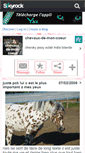 Mobile Screenshot of chevaux-de-mon-coeur.skyrock.com