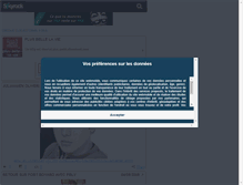 Tablet Screenshot of plus--belle---la--vie.skyrock.com