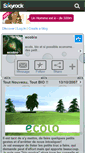 Mobile Screenshot of ecobio.skyrock.com