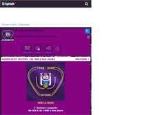Tablet Screenshot of anderlechthistory.skyrock.com