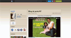 Desktop Screenshot of jacky187.skyrock.com