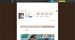 Desktop Screenshot of comebackforforget.skyrock.com