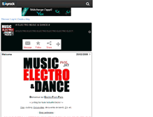 Tablet Screenshot of electro-from-paris.skyrock.com