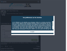 Tablet Screenshot of magical-fan-hp.skyrock.com