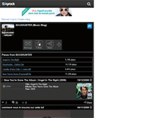 Tablet Screenshot of basshunter-officiel.skyrock.com