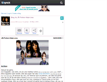 Tablet Screenshot of jb-fiction-hate-love.skyrock.com