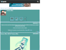 Tablet Screenshot of hatsune-vocaloid.skyrock.com