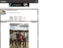 Tablet Screenshot of camp-rock-usa.skyrock.com