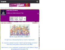 Tablet Screenshot of code-geass-academie.skyrock.com
