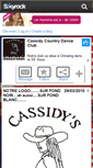 Mobile Screenshot of cassidycountrydanceclub.skyrock.com