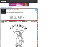 Tablet Screenshot of cassidycountrydanceclub.skyrock.com