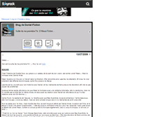 Tablet Screenshot of daniel-fiction.skyrock.com