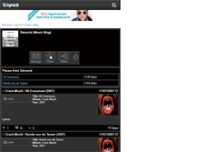 Tablet Screenshot of genocid-crack-musik.skyrock.com