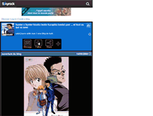 Tablet Screenshot of hisoka69.skyrock.com