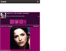Tablet Screenshot of andreacorr17.skyrock.com